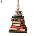 thumbnail image 5 of Bookshelf Christmas Tree Hanging Ornaments, Bookshelf Ornament Decor Gifts H4, 5 of 8