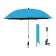 thumbnail image 1 of DOLITY 42" Beach Chair Umbrella with Clamp Universal Multipurpose Umbrella Lake Blue, 1 of 9