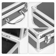 thumbnail image 3 of Caja de transporte multifuncional Maleta de aleación de aluminio portátil Estuche pequeño para herramientas Estuche para dispositivos, 3 of 4
