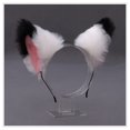 thumbnail image 1 of Tocado con orejas de zorro KC de Lolita hecho a mano, accesorio para el pelo, diadema con orejas de gato, regalo único y versátil, 1 of 6