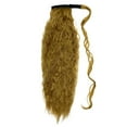 thumbnail image 4 of Ebo Synthetic Heat Resistant Wrap Around Ponytail Hair Extension Brazilian Wave 30" (#T2/613 Brown / Blonde ), 4 of 7