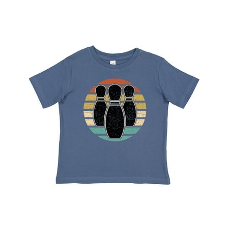 

Inktastic Bowling Sunset for Bowler Silhouette Bowling Pins Gift Toddler Boy or Toddler Girl T-Shirt