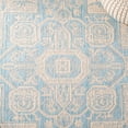 thumbnail image 5 of SAFAVIEH Beach House Jose Geometric Indoor/Outdoor Runner Rug Aqua/Cream, 2' x 8', 5 of 11