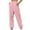 Pink, variant on Buigttklop Pants for Women Women Casual Trousers High Waist with Pockets Long Pants