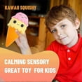 thumbnail image 4 of 2025 Squishies Ice Cream Jumbo Squishies Slow Rising Kawaii Smiley Squishies Decompression Toys Prime 1 Pcs 12.5 X 10.5 X 21.5 Cm, 4 of 5