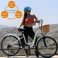 thumbnail image 2 of Nakto NAK-CAMFW 26 ft. Female Camel City Electric Bicycle, White, 2 of 7