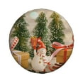 thumbnail image 2 of Balery Holiday Christmas Starstire Cover Waterproof Dust-Proof, Universal Spare Wheel Tire Cover For Trailer, Rv, Suv Truck And Vehicle Camper Accessories-16 Inch, 2 of 9