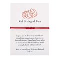thumbnail image 2 of Knotted Red Rope Bracelet Length Lovers Paper Card Bracelet Bracelet, 2 of 9