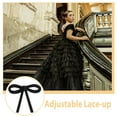thumbnail image 3 of Cinta de boda con correa ajustable de repuesto para corsé de vestido de novia, lazo de satén de repuesto, cabestrillo para vestido de novia, 3 of 5