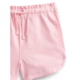 thumbnail image 3 of Wonder Nation Toddler Girls Soft Knit Pull On Shorts, Sizes 18M-5T, 3 of 3