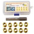 thumbnail image 2 of 11pcs Thread Hole Repair Tools for M14x1.25 Inserts and for M16x1.25 Tap, 2 of 7