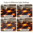 thumbnail image 7 of ODIKA 6'x9' Washable Area Rug Illusion Abstract Cracked Flow Molten Border Volcanic Optical Refined Structured for Queen Size Bedroom, Under Bed, Master Suite, Easy Care, Non-Shedding, 7 of 7