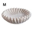 thumbnail image 1 of Versatile And Long Lasting Fluted Ruffle Decorative Bowl Scalloped Bowl Resin Flower Bowl Sculpture Desktop Jewelry NEW Arrival, 1 of 7