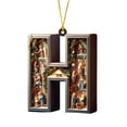 thumbnail image 2 of 26 Letters Jesus Pendant Christmas Tree Decoration Personalized Ornament DIY Decor Holiday Hanging with Christmas Symbols for Home Office home, 2 of 5