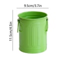 thumbnail image 2 of Ouuluon Pen Holder for Desk Multi-Functiona Pencil Cup, Green Vintage Industrial Style Desk Organizer with Handle for Office Home Art Supplies, 2 of 6
