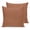 Terracotta, Brick Red, variant on Taupe Plaid Pillow Covers 16x16 Set of 2, Farmhouse Buffalo Checkered Gingham Throw Pillow Covers Decorative Couch Cushion Cover, Microfiber Soft Square Pillowcases for Bedroom Living Room Sofa