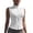 L284-White, variant on xfsWaSs Women's Sleeveless Athletic Tank Top Full Zip Workout Shirts High Neck Golf Shirts Yoga Running Fitness Active Jacket