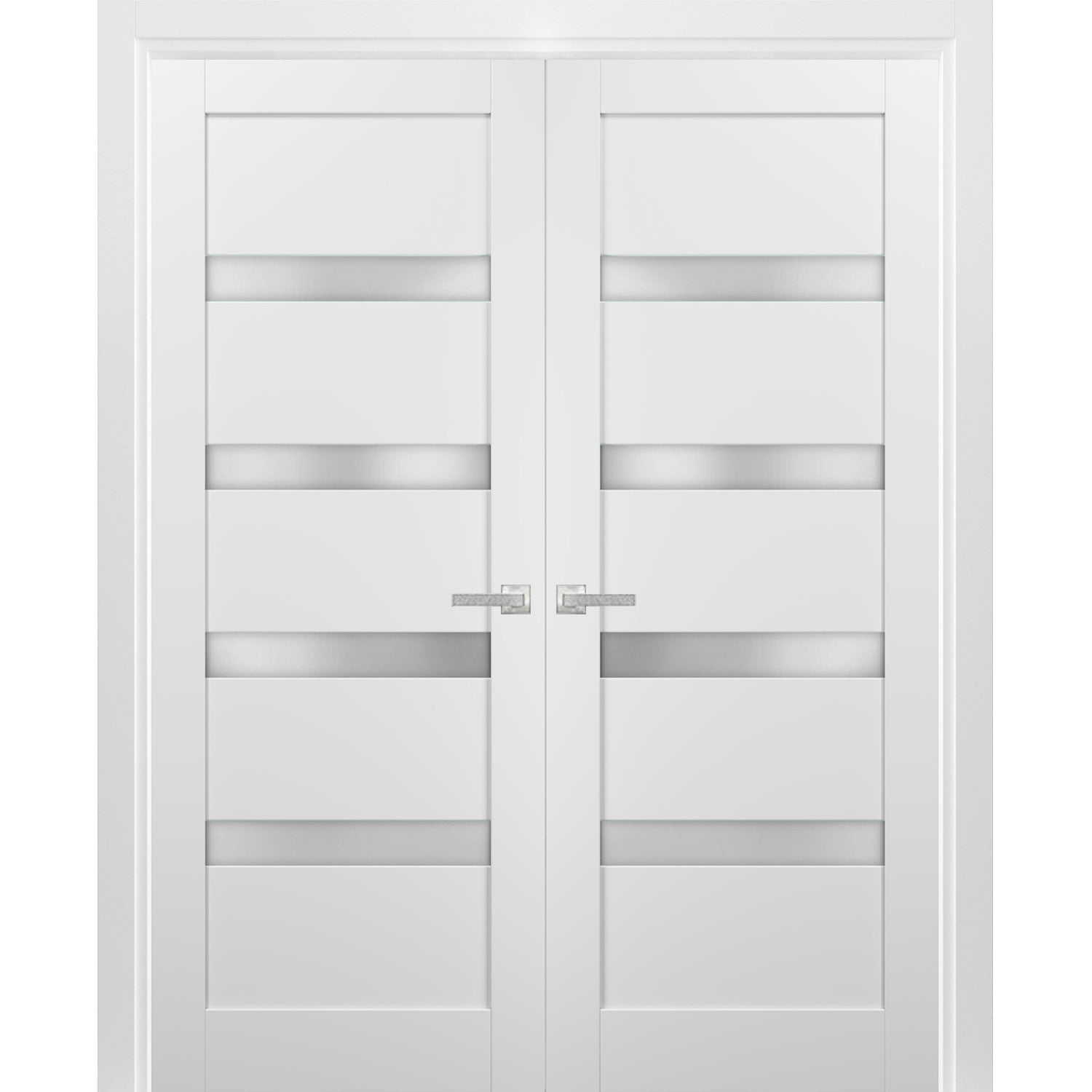 Solid French Double Doors 56 x 80 inches - Walmart.com