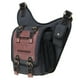 thumbnail image 3 of Bolso bandolera de hombro de lona vintage para hombre Bolso bandolera de patchwork de cuero en el pecho (03Negro) Kaukko FH03-Black, 3 of 5