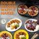 thumbnail image 2 of Máquina para Waffles Baker's Friend Doble de 15 cm Antiadherente 1200W, 2 of 6