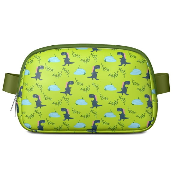 Cartoon Dinosaur Belt Bag - Cute Waterproof Fanny Pack with Vibrant Colors, Adjustable Hands-Free Waist Pack for Travel, Hiking & Music Festivals