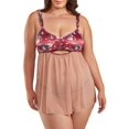 thumbnail image 1 of Women's Brittany Plus Size Babydoll Lingerie, 1 of 1