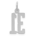 thumbnail image 4 of Auriga 925 Sterling Silver/Rhodium-plated Elongated Number 31 Charm for Women (L-20mm, W-8mm), 4 of 6