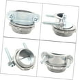 thumbnail image 4 of Fuliko 4 Pcs Clamp Type Cable Connectors, Zinc Clamp Cable Connector Fittings for Metallic Conduit Cables (1/2 Inch + 3/4 Inch), 4 of 6