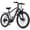 Black, variant on 24" Electric Bike for Adults, 748W Peak Brushless Motor, up to 40Miles, 22mph Max Speed Electric Mountain Bike, 36V 10Ah 468WH Battery Ebike with NFC, 7-Speed and Front Suspension