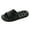 Black, variant on Womens Mens Shower Shoes with Holes Quick Dry Bath Slippers Non Slip Beach Pool Water Slides
