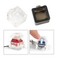 thumbnail image 2 of COOLHOOD 10PCS Mechanical Keyboard Switches Tester 1-Key Switches Testing Tool Translucent Keychain Toy for Customization, 2 of 3