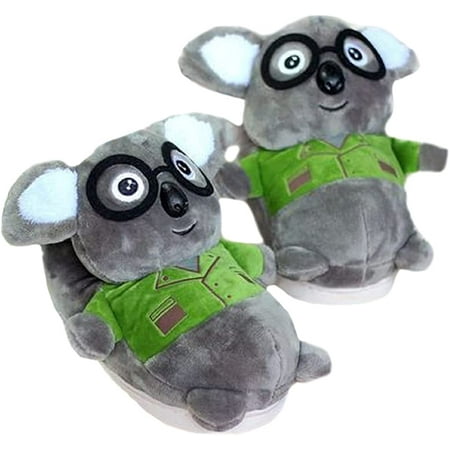 

CoCopeaunt Winter Men s Women s Elephant Animal Slippers Hippo Slippers Plush Animal Slippers