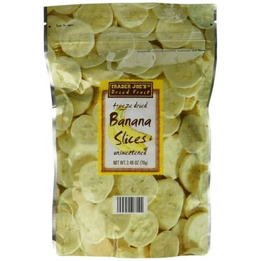 Trader Joe's Freeze Dried Thai Banana Slices Chips (2.46 oz)