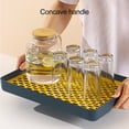 thumbnail image 7 of Ludlz Tea Tray Large Space Convenient Hollow Design Double Layer Removable Cup Holder Water Drip Tray Household Supply, 7 of 7