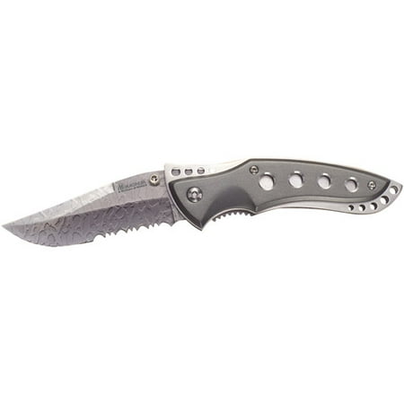 Boker Folding Snowflake Damascus Knife, 01GL0623