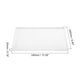 thumbnail image 2 of Bandeja de Servir Pequeña Unique Bargains Mini Bandeja 10' X 13.4' Plástico Blanca, 2 of 6