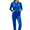 Blue, variant on Womens Sweatsuits Set Velour Tracksuit 2 Piece Outfits Set Zip Up Hoodies Sportswear Set