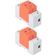 thumbnail image 3 of 2Pcs Voltage Arrester Devices SPD Surge Protective Device 2P 420V AC Arrester Protector Home Circuit Breaker DIN Rail Mount PC Flame Retardant Shell, 3 of 7