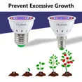 thumbnail image 3 of Leyfeng Plant Growth Bulb, E14 Led Grow Bulb, 48 Diodes, Red & Blue Spectrum, Plant Light, 3 of 9
