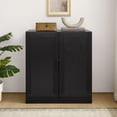 thumbnail image 2 of Modern Marketing Concepts CF3137-BK Essen Stackable Kitchen Pantry Storage Cabinet, Black, 2 of 14