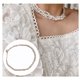 thumbnail image 4 of Guardurnaity Gargantilla de perlas, fiesta de moda, vacaciones, boda, compromiso, collar corto, Club, fecha de trabajo, decoración, joyería para Ropa, zapatos y accesorios Miscelánea, 4 of 6