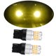 thumbnail image 5 of Juego de 2 bombillas LED intermitentes para luces de freno y de marcha atrás de coche Amarillo 7443, 5 of 8