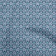 thumbnail image 1 of oneOone Polyester Spandex Teal Blue Fabric Asian Suzani Dress Material Fabric Print Fabric By The Yard 56 Inch Wide, 1 of 5