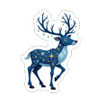 thumbnail image 5 of Cartoon Deer Stickers, Waterproof Christmas Sticker for Water Bottle Laptop Phone Cases Planner Skateboard Luggage Helmet Party Favor Decor, Ideal for Adults Teens Teacher Rewards, 5 of 9