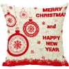 thumbnail image 2 of Yoyauz 18x18in Red Christmas Winter Throw Pillows Cushion Case Couch Decor for Christmas Home Outdoor Decorations, 2 of 5