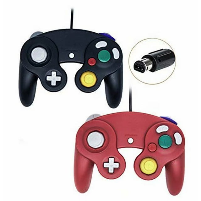 Wired Gamecube Controllers for Nintendo Wii Game Cube Switch Console 2 pcs