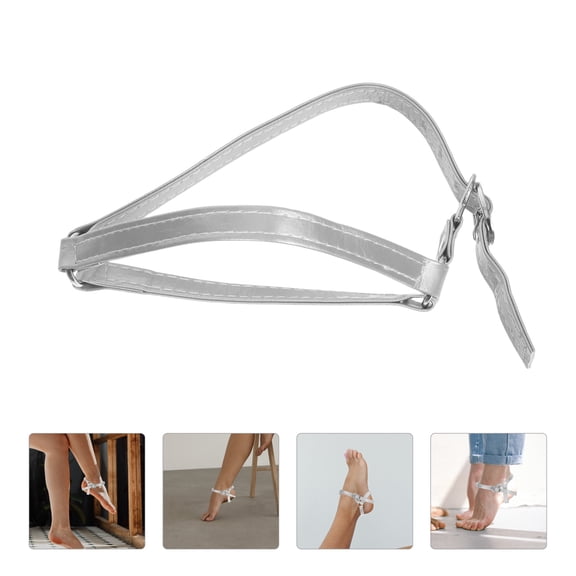 SEWCHICS 4-Pack Adjustable PU High Heel Shoe Straps for Women’s Party and Everyday Comfort Wear