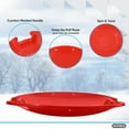 thumbnail image 3 of Superio Round Avalanche Snow Saucer Sled 26" Red, 3 of 8