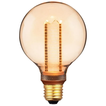 

Sunlite 81254-SU LED G30 Virtual Filament Bulbs Medium Base Amber Globe Dimmable 15 000 Hour Life UL Listed 20K Warm White 1 Pack