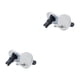 thumbnail image 4 of Toystoory Asiento de inodoro familiar de 2 piezas Conveniente y práctico para todos Asiento de inodoro Cierre Accesorios de asiento de inodoro plata diámetro45mm,1 2Conjunto, 4 of 6